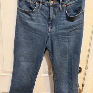 Madewell Blue Midwash High-Rise Jeans
